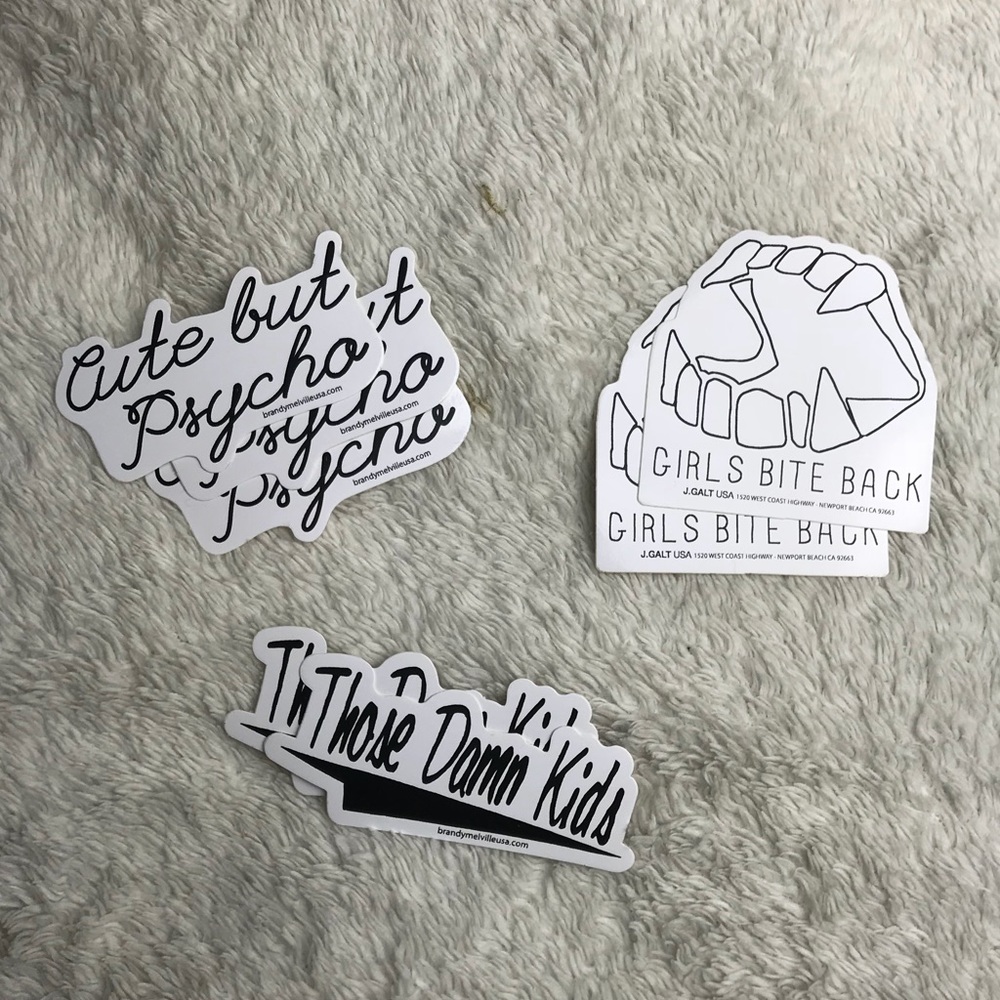 Brandy Melville stickers